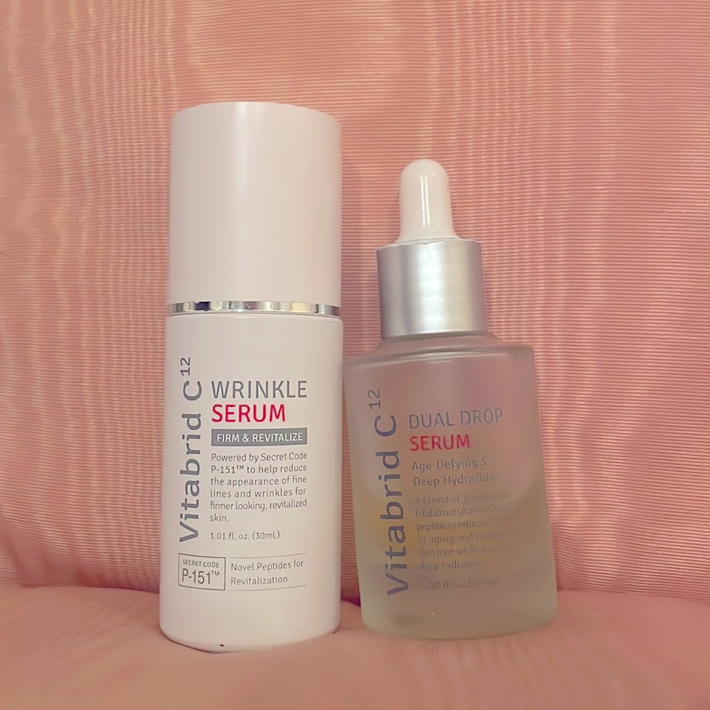 Vitabrid C12 Dual Drop Serum and Peptide Wrinkle Serum